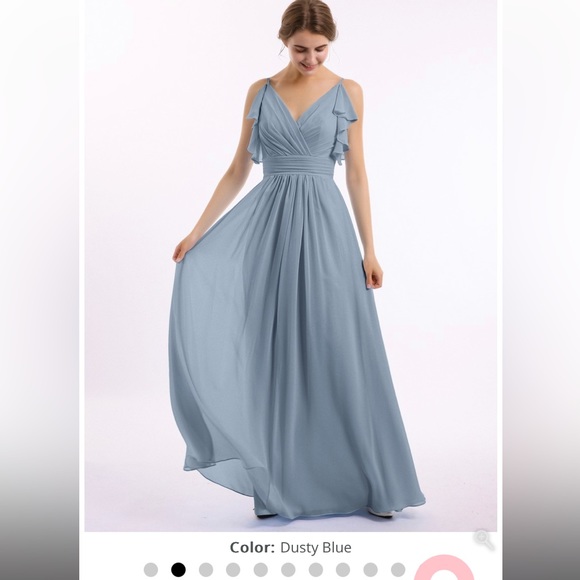 Barbaroni Leila in Dusty Blue - Picture 1 of 3